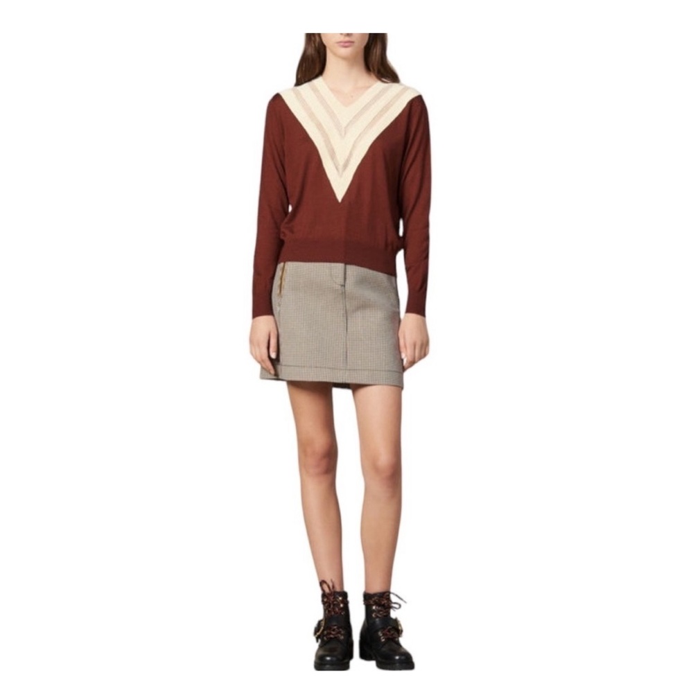 Sandro v-neck sweater